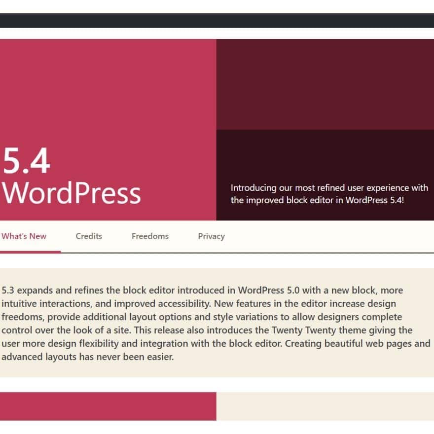 What’s Coming in WordPress 5.4
